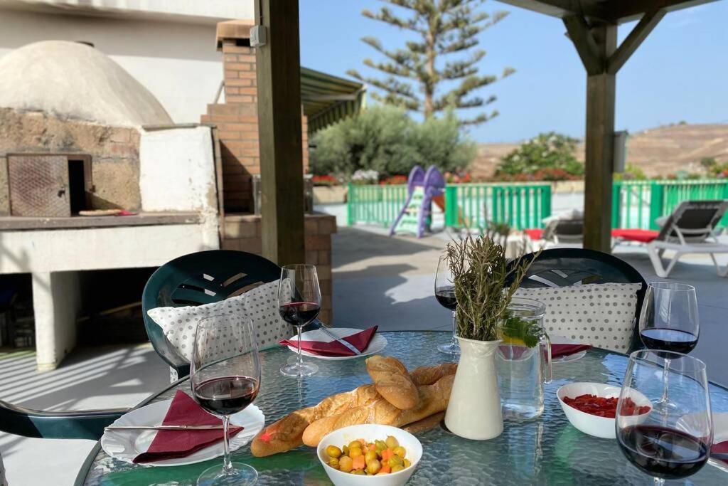 2 Apartments With Private Pool At Villa Diaz Aleman Salobre  Esterno foto