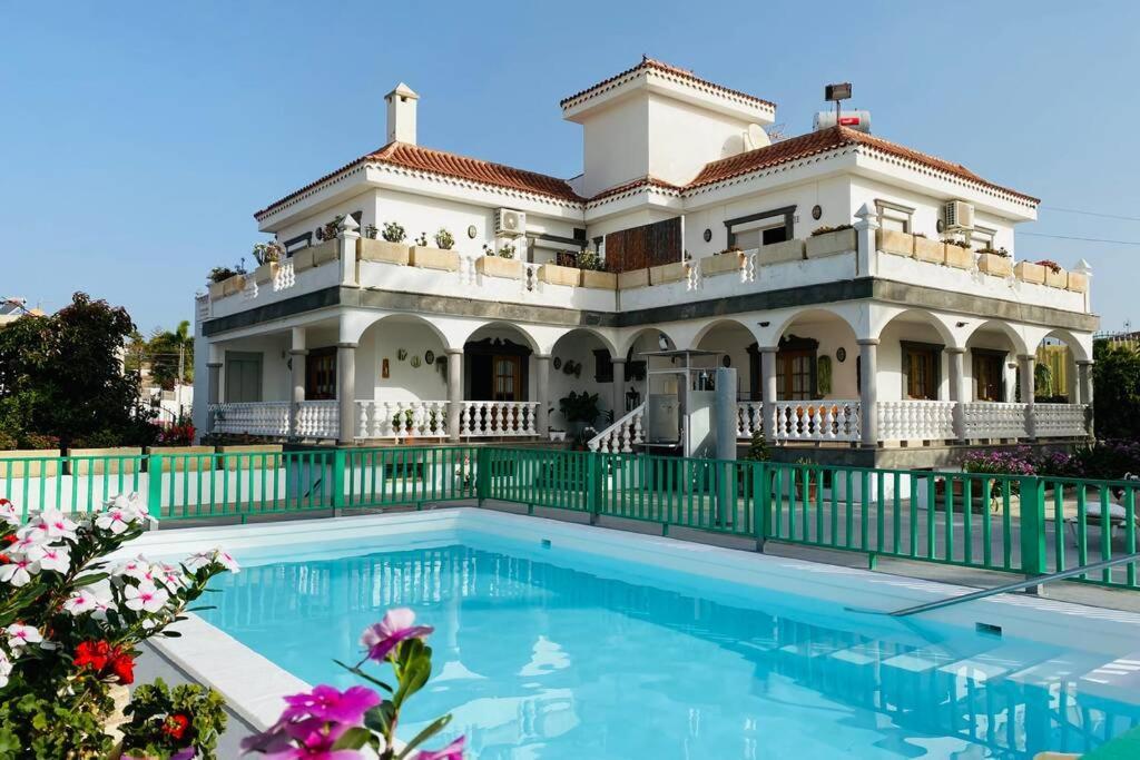 2 Apartments With Private Pool At Villa Diaz Aleman Salobre  Esterno foto